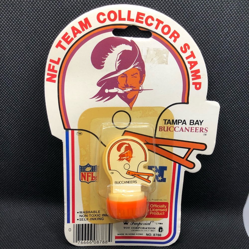 VINTAGE RARE Tampa Bay Buccaneers collectors edition ink stamp 1984